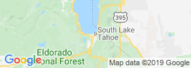 South Lake Tahoe map